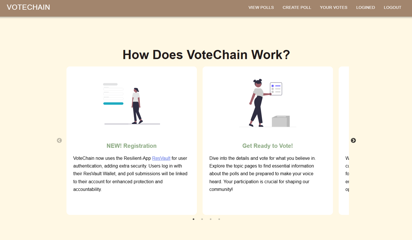 VoteChain Features